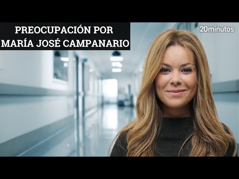 María José Campanario ingresada en un hospital y operada