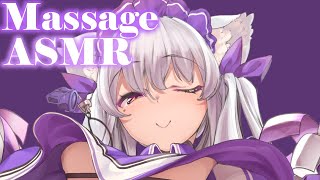 【#asmr】優しいお姉さんのマッサージと囁きでぐっすり睡眠導入【Vtuber 都みゆり】[Whisper/ear cleaning]黒di