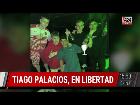 Tras el choque, Thiago Palacios quedó en libertad