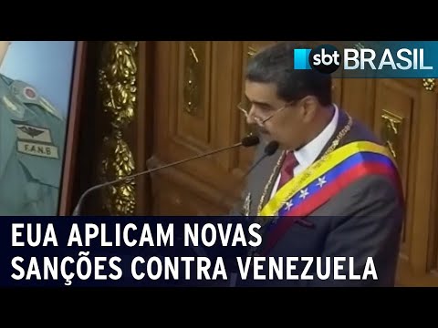 Estados Unidos aplicam novas sanções contra Venezuela | SBT Brasil (30/01/24)
