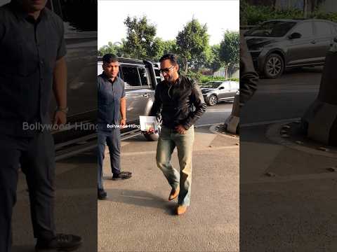 ❤️‍🔥 NAWAB #saifalikhan looks DAPPER as he #papped at the #airport #shorts