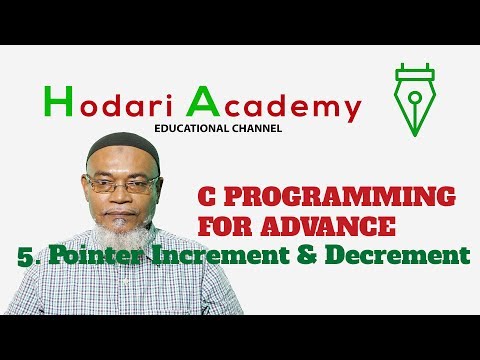C Programming for Advanced - 5.  Pointer Increment & Decrement