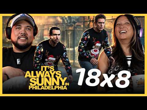 They Faked Injuries for a CHRISTMAS CARD? | ALWAYS SUNNY 18x8 Reaction