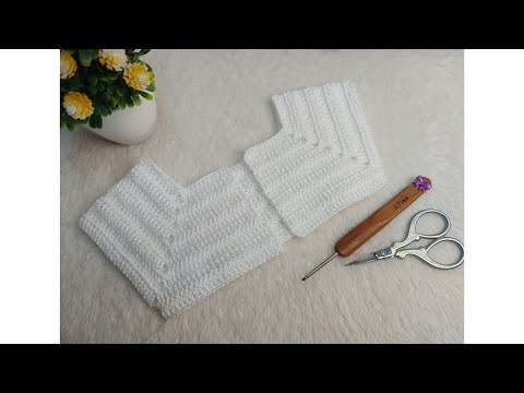 CANESU CUADRADO A CROCHET/ MEDIDAS DE 0 A 12 MESES EN CENTÍMETROS/ PASO A PASO ? #faniCrochet