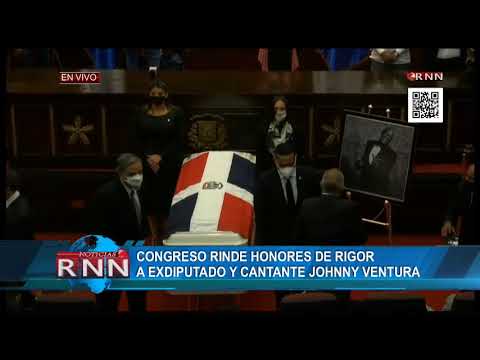 Congreso rinde honores a Johnny Ventura