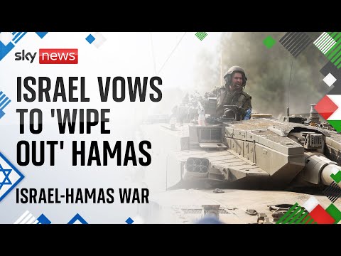 Watch live: Israel-Hamas war latest - White House lit up in blue and white