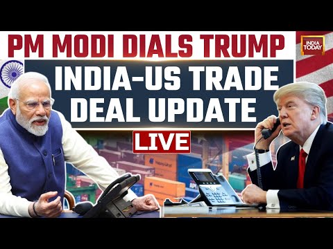 PM Modi Speaks to Trump LIVE News | India-US Trade Deal LIVE Updates | PM Modi LIVE | Trump LIVE