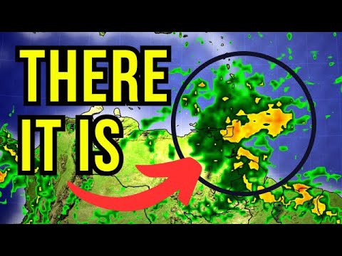 Rain moving In and 2 areas to watch for development…