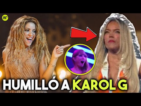 Shakira Humilló a Karol g en Los VMAS 2024. Lo que Pasó con Taylor Swift que Todos Hablan.