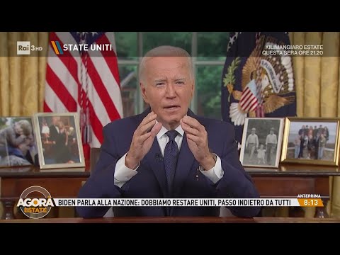 Attentato a Trump, Biden parla alla Nazione - Agorà Estate 15/07/2024