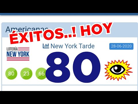 RESULTADOS de HOY..! (( 80 )) BINGO hoy..! LOTERÍA NEW YORK TARDE/ GANAR LAS LOTERÍAS PARA HOY..!