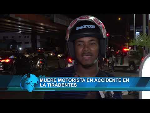 Muere motorista en accidente de tránsito en La Tiradentes