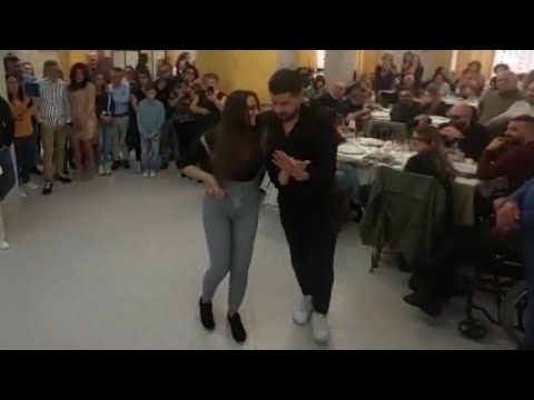 TARANTELLA CALABRESE BALLATA DA FORTUNATO & VALENTINA - SAN MARCO ARGENTANO (CS)