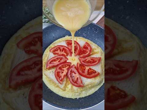 How to make Healthy Breakfast. Tomato Eggs Recipe #shorts #recipe #food #cooking #breakfast