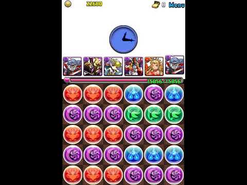 【パズドラ】皇たる機械龍 地獄級 闇4倍PT