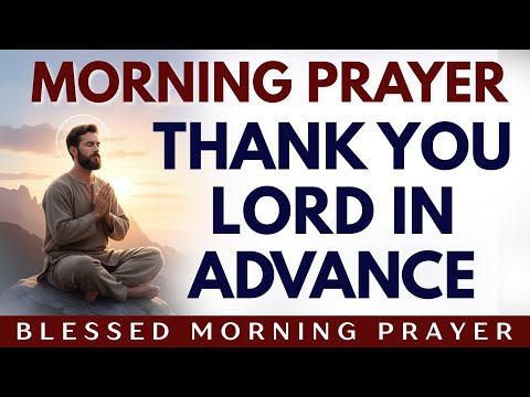 Thank You Lord In Advance | Powerful Morning Prayer of Gratitude & Faith