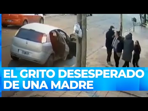 GRITOS DE DESESPERACIÓN: le robaron la mochila a una nena cuando iba al colegio con su mamá