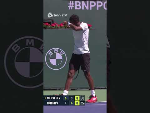 When Monfils Went CRAZY vs Medvedev 💥