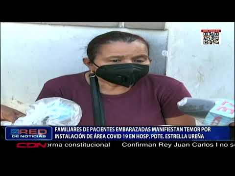 Familiares  de embarazadas manifiestan temor por instalación de área Covid en hospital en Santiago