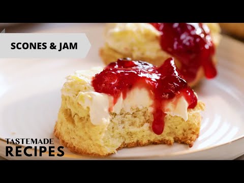 The Best-Ever Homemade Scones and Jam Recipe | Tastemade