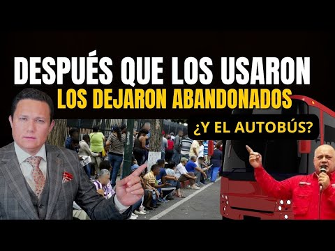 LOS LLEVARON AL ENCUENTRO CON DIOSDADO Y MADURO Y LOS DEJARON ABANDONADOS.