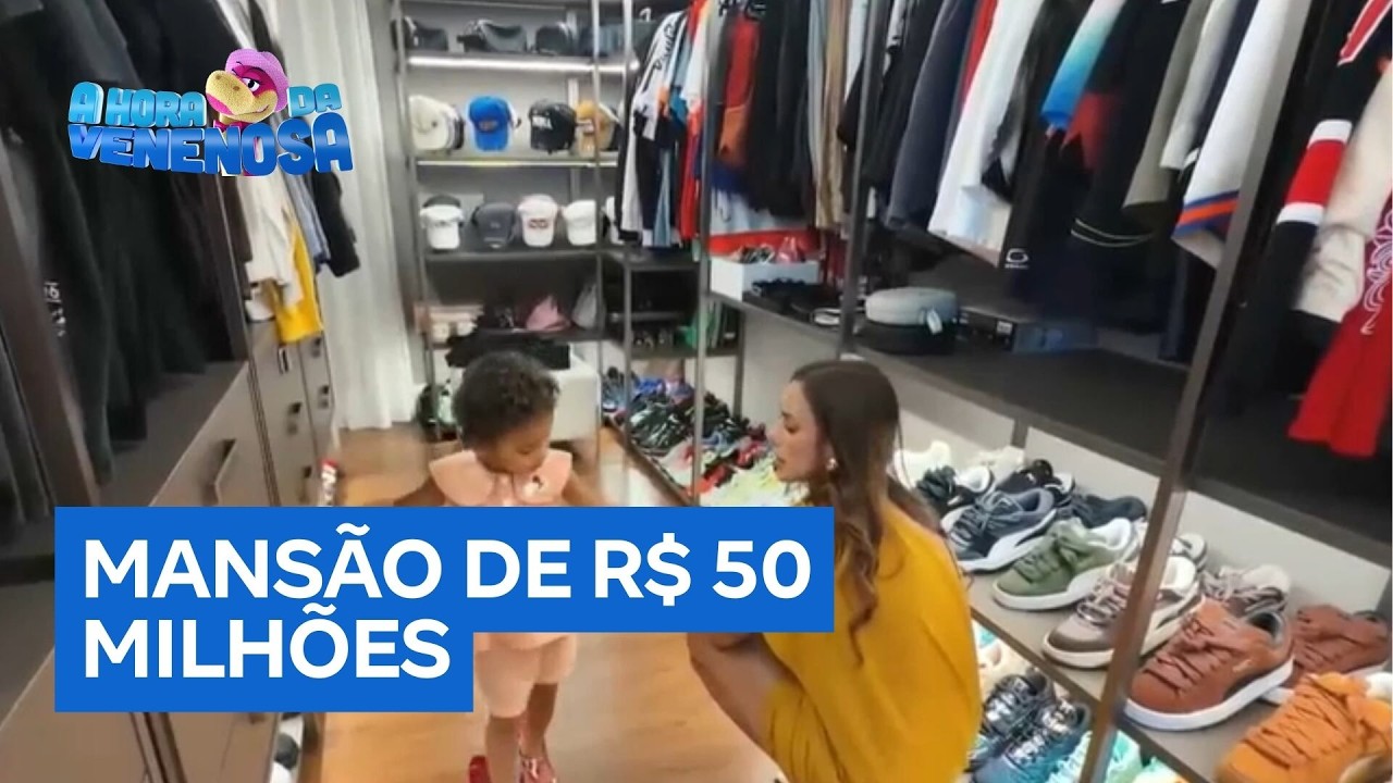 Mansão de Neymar de R$ 50 milhões tem 10 suítes e garagem para 20 carros; veja vídeo