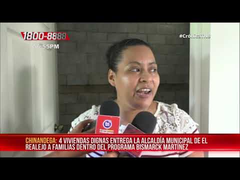 Cuatro viviendas dignas entrega la alcaldía de El Realejo – Nicaragua