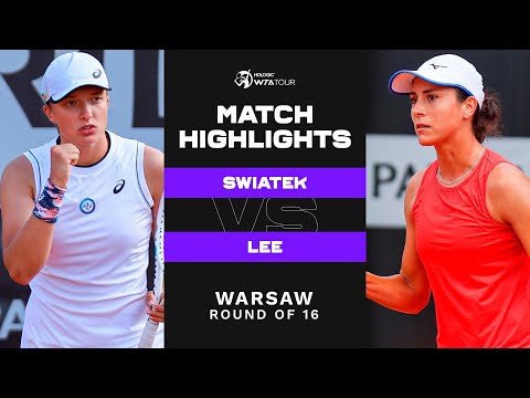 Iga Swiatek vs. Gabriela Lee | 2022 Warsaw Round of 16 | WTA Match Highlights