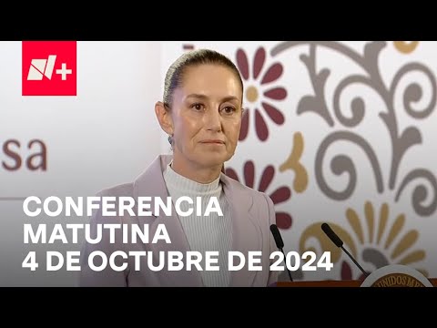 Conferencia Claudia Sheinbaum hoy / 4 de octubre de 2024 | EN VIVO