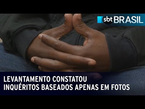 RJ: Pesquisa aponta que 8 a cada 10 inquéritos se basearam apenas em fotos | SBT Brasil (26/01/24)