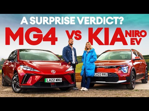 Affordable electric car shootout! Is the MG4 or the Kia Niro EV the one to choose? / Electrifying