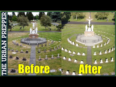 Cleaning the Gravestones of 100 Nuns