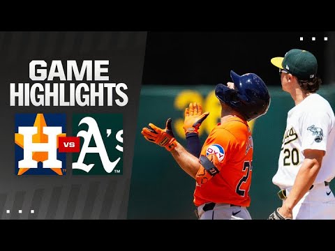 Astros vs. As Game Highlights (7/24/24) | MLB Highlights