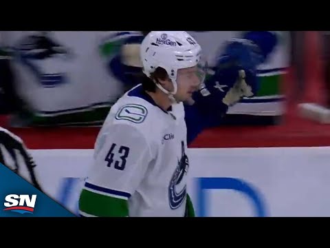 Canucks Quinn Hughes Blasts First Goal Of Season Past Sergei Bobrovsky