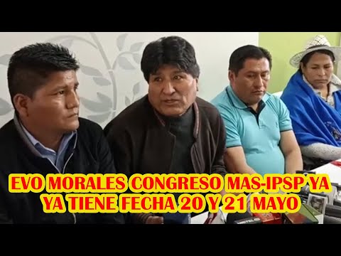 CONFERENCIA DE PRENSA EVO MORALES DONDE CONVOCA CONGRESO DEL MAS-IPSP EN EL MUNICIPIO DE MOROCHATA