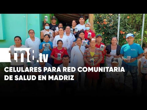 Red comunitaria de salud recibe equipos de comunicación en Madriz - Nicaragua