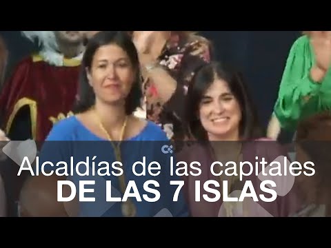 Alcaldías de las capitales de las siete islas