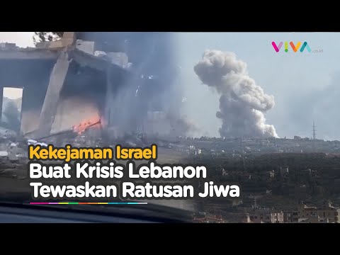 Serangan Israel di Lebanon 365 Tewas, Ribuan Orang Mengungsi