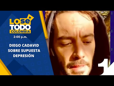 Diego Cadavid desmiente problemas de depresión - Lo Sé Todo