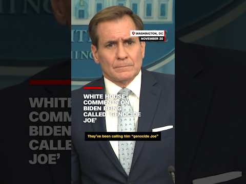 White House comments on Biden being called ‘genocide Joe’