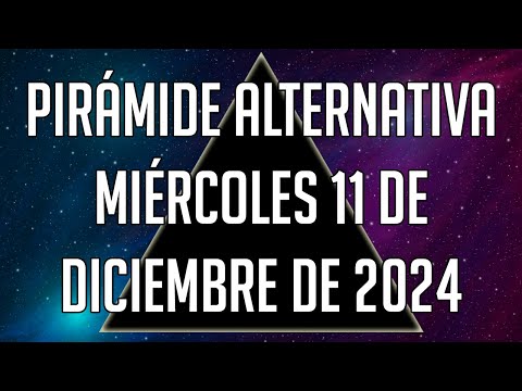 Pirámide Alternativa para el Miércoles 11 de Diciembre de 2024 - Lotería de Panamá