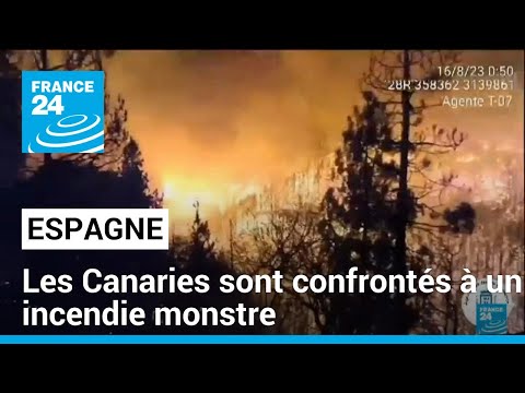 En Espagne, les Canaries affrontent l'incendie le plus compliqué des 40 dernières années