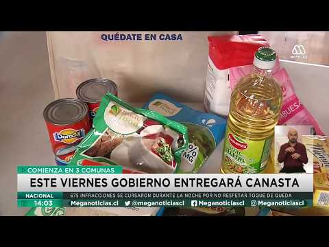 Coronavirus Chile | Gobierno alista entrega de canastas de alimentos: Partirán en el Gran Santiago