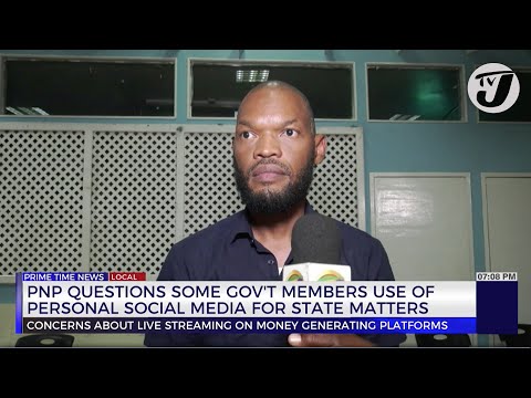 PNP Questions some Gov't Members use of Personal Social Media for State Matter | TVJ News