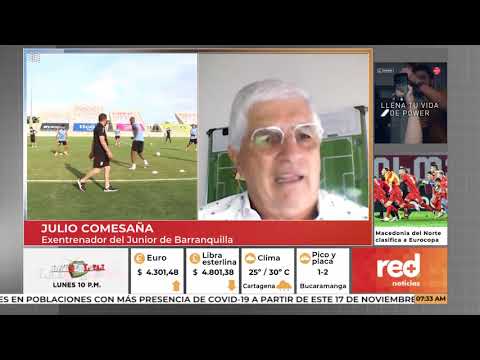 Red+ | Julio Comesaña Exentrenador del Junior de Barranquilla