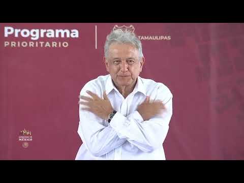 Ándres Manuel López Obrador Matamoros Tamaulipas 27 Agosto 2020