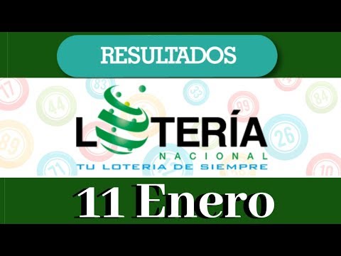 Lotería Nacional Resultados de hoy 11 de Enero del 2020