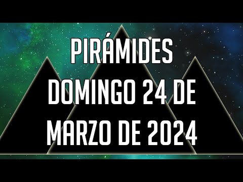 ? Pirámide para hoy Domingo 24 de Marzo de 2024 - Lotería de Panamá