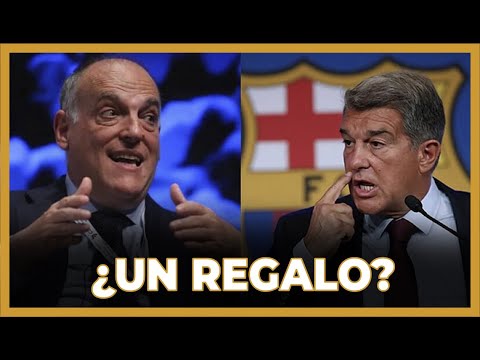 JAVIER TEBAS LE HA REGALADO A LAPORTA UN COLCHÓN PARA CONTINUAR OPERATIVO