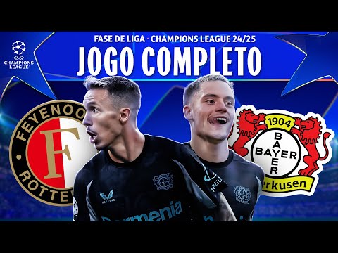 FEYENOORD 0 X 4 LEVERKUSEN | JOGO COMPLETO COM IMAGENS | 1ª RODADA DA CHAMPIONS 2024/25